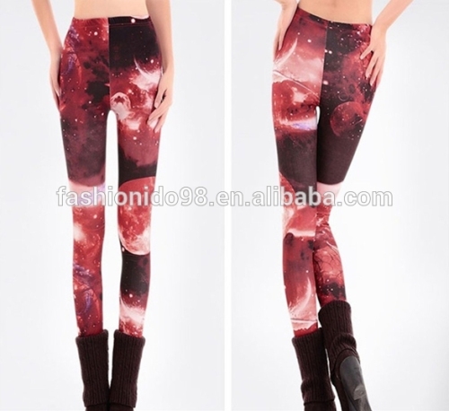 Wholesale cheap galaxy leggings space printed leggings