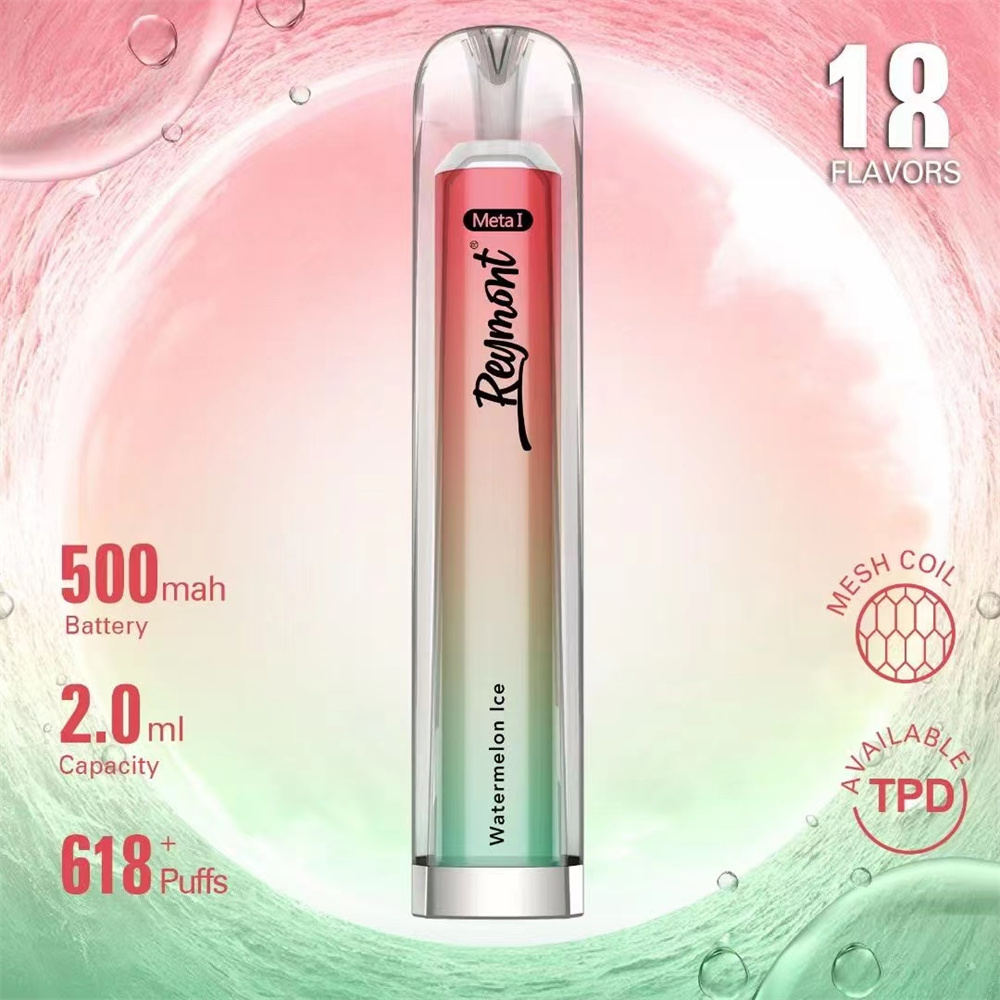 عالي الجودة reymont meta i 618puffs vape بالجملة