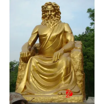 brass old man sculpture,brass famous figure statue