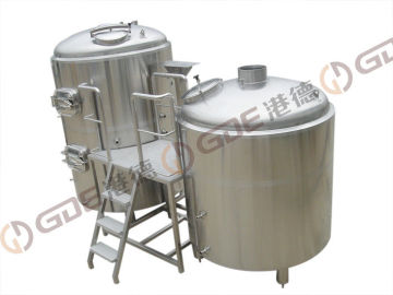 Steam Heated Micro Brewing Equipment , 10bbl Or Customized Brewhouse