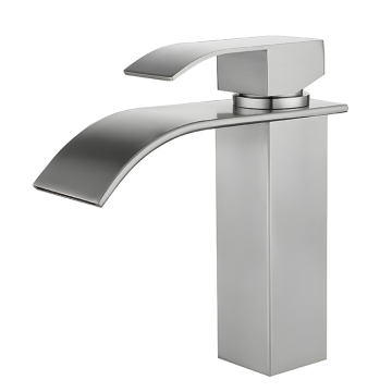 Stainless Steel Waterfall Bathroom Basin Faucet