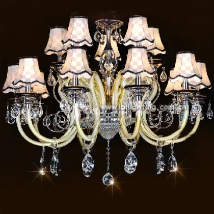 Luxury crystal chandelier with glass chandelier bohemia