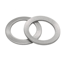 Rustfrit stål Knurling Disc Spring Serrated Safety Washers