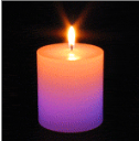 LED color change candles