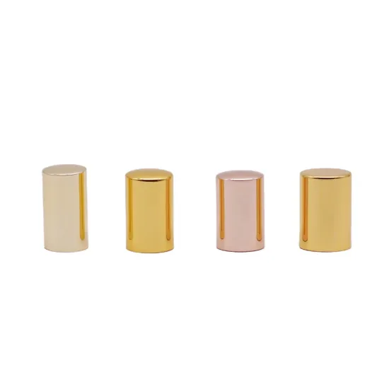 Advanced Design Aluminum Perfume Cap Cylinder Perfume Lids