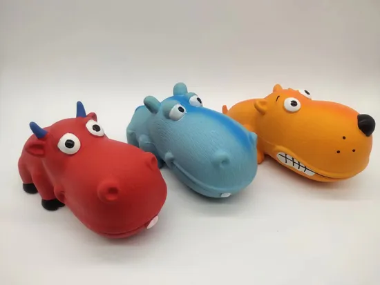 Funny Latex Dog Toy Hippo Pet Toy Latex