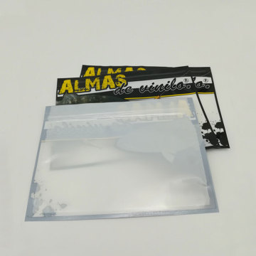 Customized soft plastic bait fishing lure ziplock bags