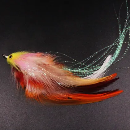 Saltwater Fishing Lures for Salmon, Pike, Muskie, and Sea Trout - 1/0#