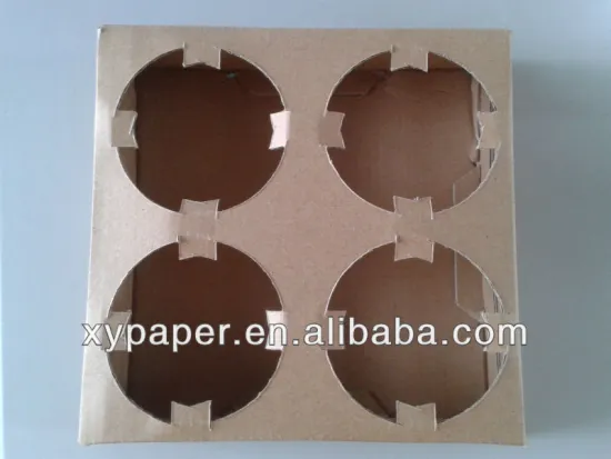 Foldable & take away Corrugated cup holder