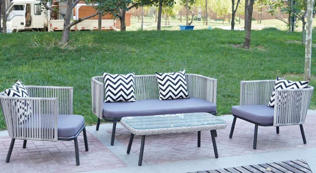 outdoor rope sofa set