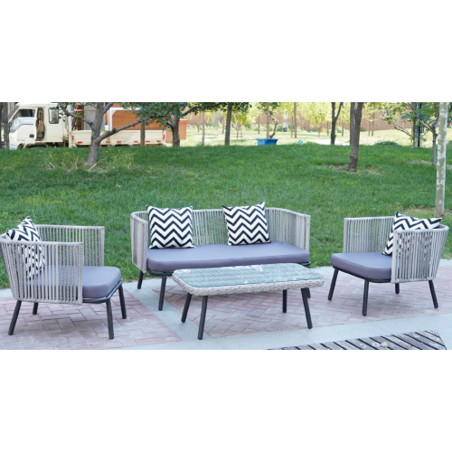 Outdoor Garden sofa Rope Set Weather Leisure Collection