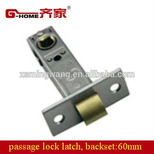 passage lock latch backset 60mm brass latch