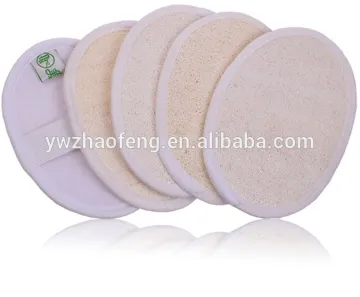 2016 new loofah scrub sponge bath pad