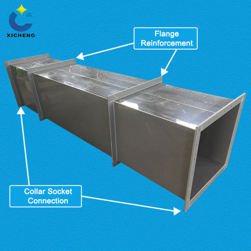 plastic square ventilation pipe PP tubes