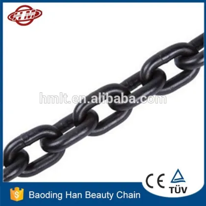 black 6mm hoist load chain g80