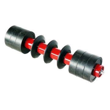 Mining rubber disc roller belt width 1050