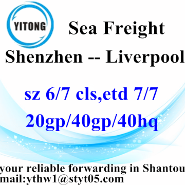 Shenzhen Gobal Freight Forwarding via mare a Liverpool