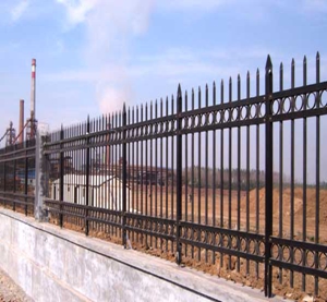 professional powder coated palisade fence/garden fence