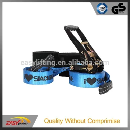 Experienced Supplier OEM 15M Slackline with Ratchets and Loops