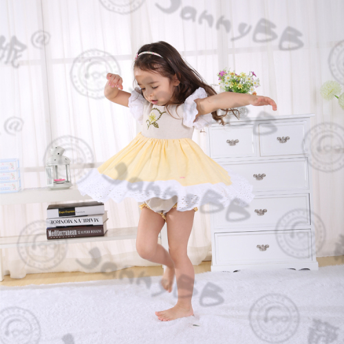 set pakaian butik ruffle sulaman tangan