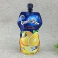 Custom juice liquid packaging 330ml stand-up spout-bag