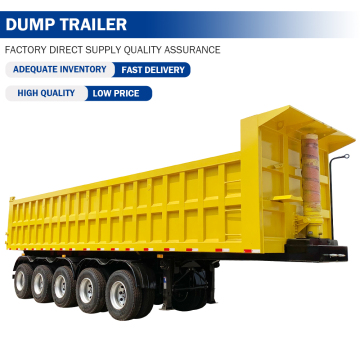 Suministro de fábrica 5 Axle 80-100 Toneladas de volcado de volcado trasero para la venta