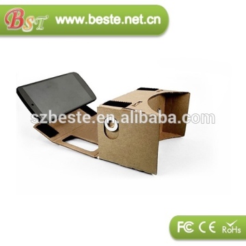 Biconvex lens cardboard google virtual reality headset