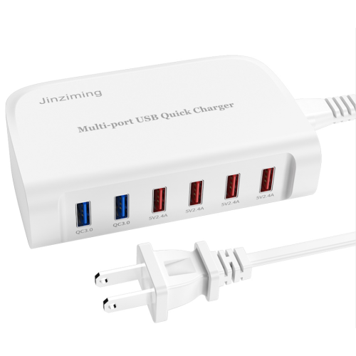 Chargeur de bureau mural 84W 6 ports Chargeur rapide