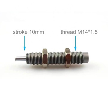 RB/RBC Series Steel Speed Control Air Buffer Industrial Hydraulic Shock Absorber with Stop Nuts/Cap