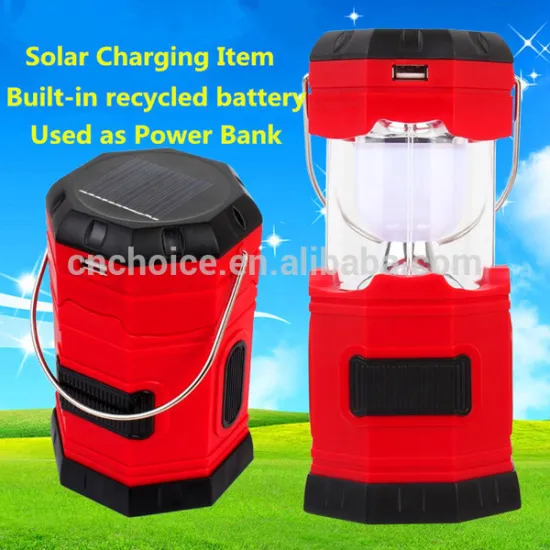 2015 new prodcut solar camping light with power bank function