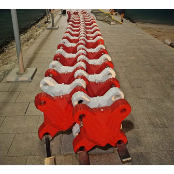 UV HDPE Breakwater Floats dengan kabel SS316 - penghalang terapung anti -gelombang
