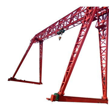 truss type single girder gantry crane for sale