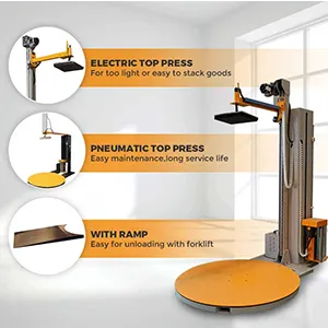 Automatic Top Pressure Pallet Stretch Wrapping Machine