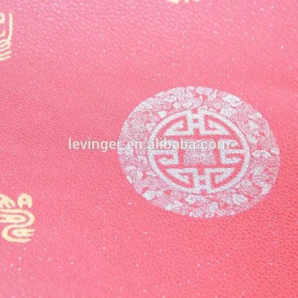 Levinger Red Leather Chinese Style Wallpaper