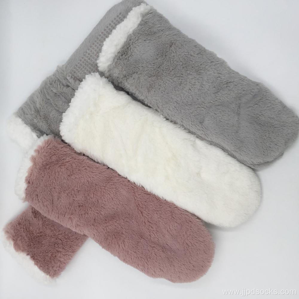 Wholesale PV fleece home socks