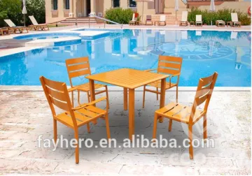 GW3425 Set outdoor furniture Aluminum Frame Dining Set
