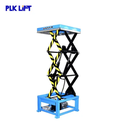 Hydraulic Work Platform Lift Three Scissor Lifter