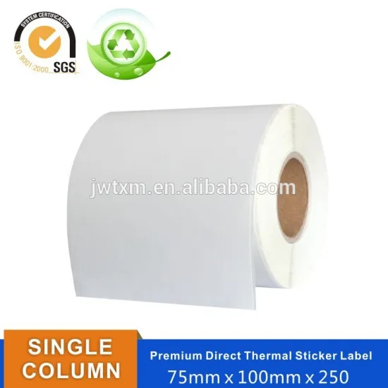 Cheap roll direct thermal label, white blank label, barcode price label for supermarket