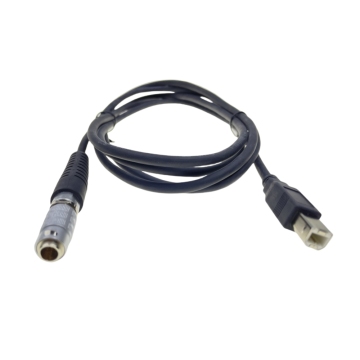 USB 2.0 B male to Aviation Plug cable