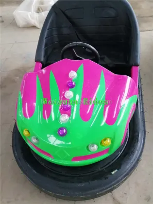 Battery-Powered 24V Fiberglass Bumper Cars for Amusement Parks and Playgrounds