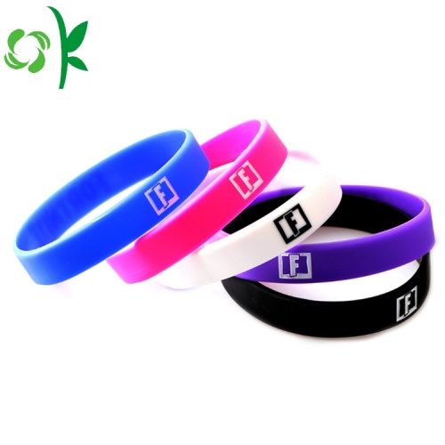 Braccialetti in silicone personalizzati per uomo / donna