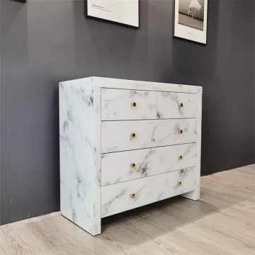 wholesale marble glass cabinet drawer chest