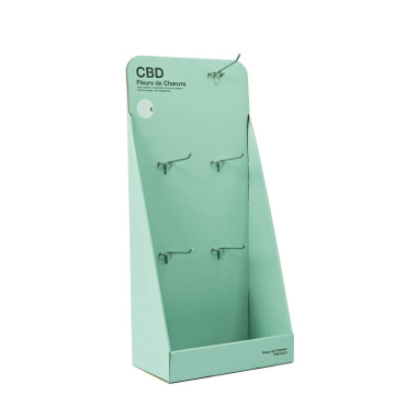 Display del contatore di cartone dell&#39;olio CBD APEX con ganci