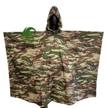 High-Quality Lightweight Waterproof Camouflage Raincoat Poncho
