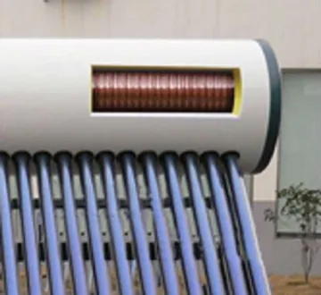 integrative cooper coil solar water heater