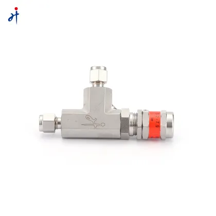 High Pressure Stainless Steel Swagelok Proportional Relief Safety Valve (SS316)