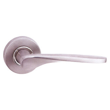 Solid Stainless Steel Rosette Handle