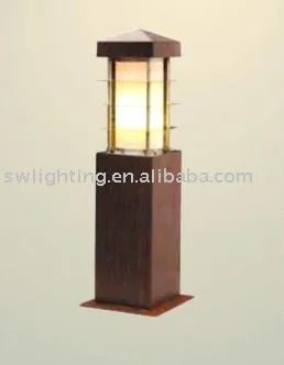 Outdoor Wooden Lamp