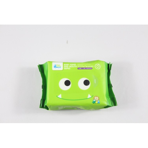 Natural cotton individually wrapped personal hygiene wet baby wipes