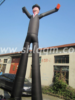 2014 hot black inflatable sky air dancer for sale